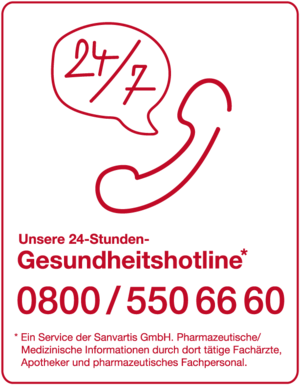 Gesundheitshotline 0800 / 550 66 60